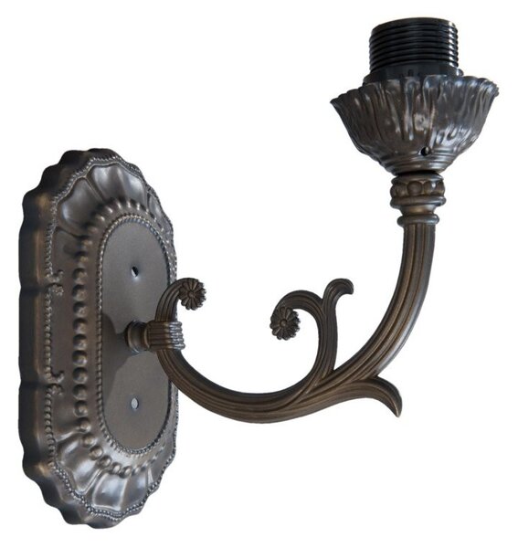 Nástěnná lampa Tiffany bez stínítka -12*22*22 cm / E27/40W - Clayre & Eef