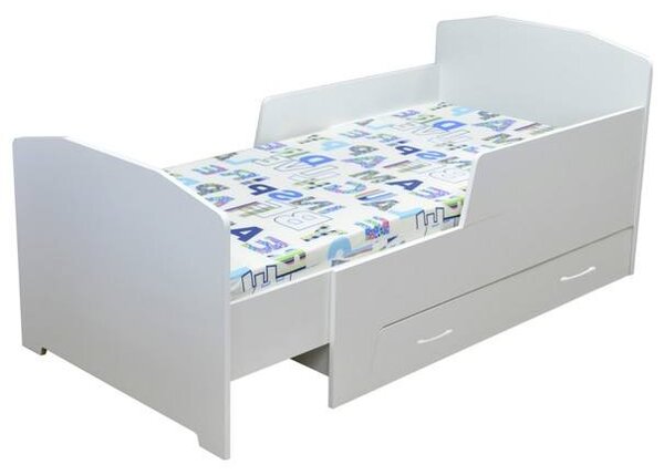 Dětská rostoucí postel BAMBI bílá, 80x200 cm