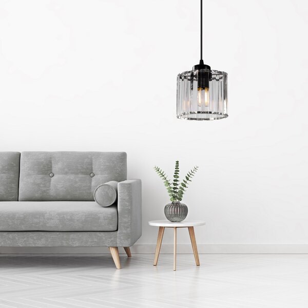 Toolight Elegantní stropní svítidlo APP210-3CPR Crystal Black