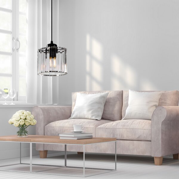 Toolight Elegantní stropní svítidlo APP210-3CPR Crystal Black