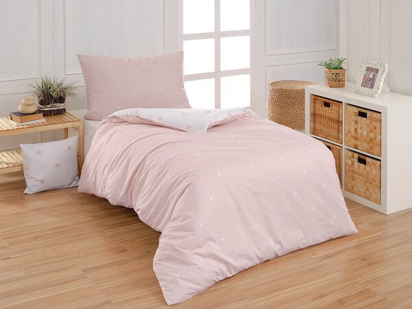 Povlečení Puntíky Bavlna deluxe 1x 140/200, 1x 70/90