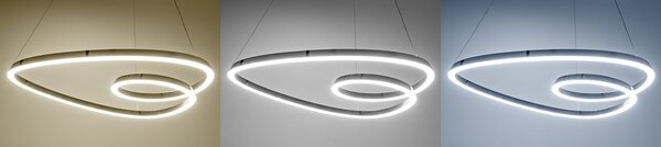 Toolight Toolight, Moderní LED stropní svítidlo + dálkové ovládání APP7798-cp, chrom, OSW-05503