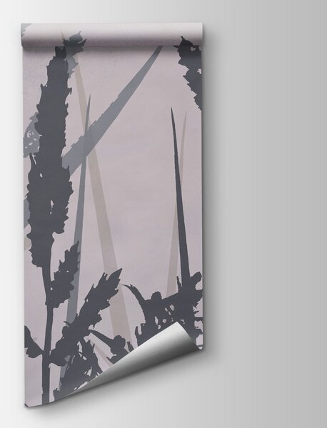 Fototapeta Vysoká tráva v mlze, Přírodní fototapety, Populární fototapety - Tapeko.co.cz