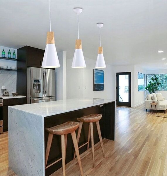 Toolight - stropní svítidlo SCANDI B 1xE27, černá-hnědá, OSW-00149