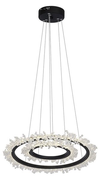 Závěsné LED svítidlo Frozen, 2x LED 60w, 4000k, b