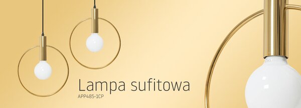 Toolight Závěsné stropní svítidlo APP485-1CP zlaté