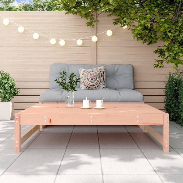 Zahradní podnožka 120 x 80 cm masivní dřevo douglasky