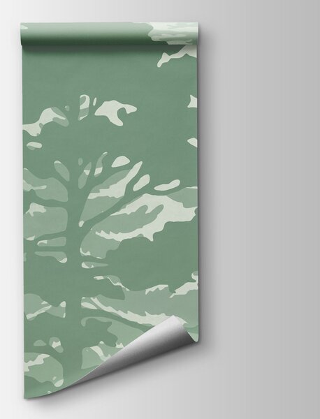 Fototapeta Skupina stromů v lese, Přírodní fototapety, Populární fototapety - Tapeko.co.cz