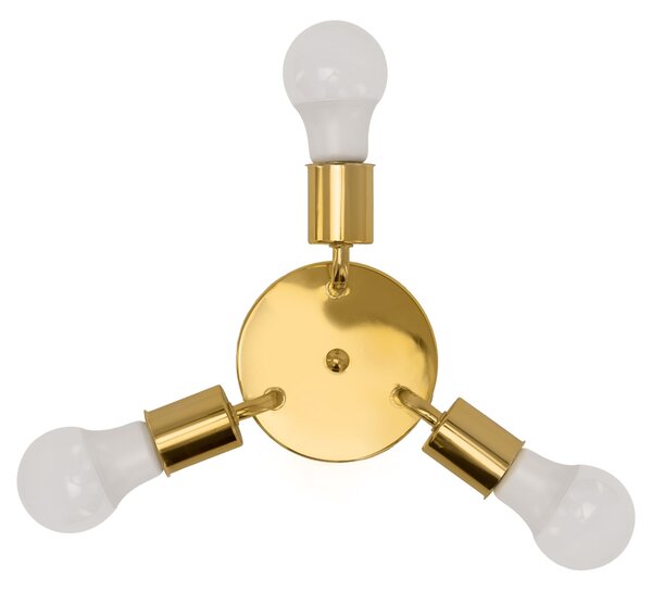 Toolight Lustr trojitý Plafon Metal Gold APP704-3C