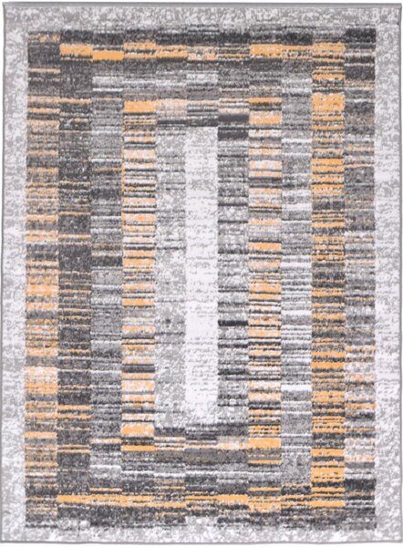 Kusový koberec PP Vision šedožlutý 80x150cm