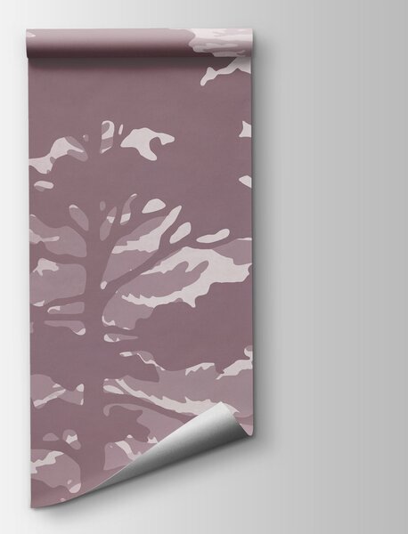 Fototapeta Skupina stromů s letícími ptáky, Přírodní fototapety, Populární fototapety - Tapeko.co.cz