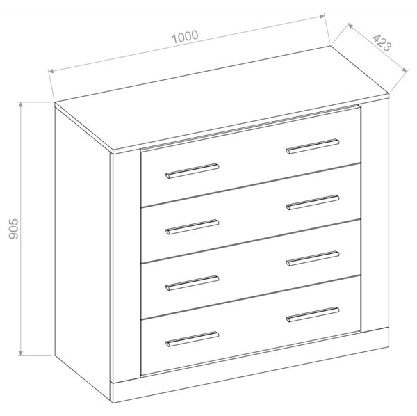 Komoda IDEA 10 dub sanremo