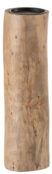 Dřevěný svícen - Ø 9,5*36cm