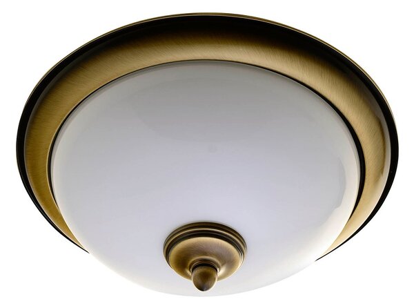 GLOSTER stropní osvětlení E27, 2x60W, bronz AU514