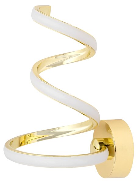 Toolight - LED nástěnná lampa SPRING UP APP830-W, zlatá, OSW-09182