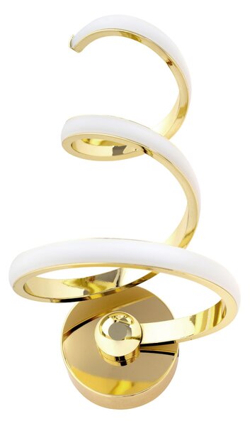 Toolight - LED nástěnná lampa SPRING UP APP830-W, zlatá, OSW-09182