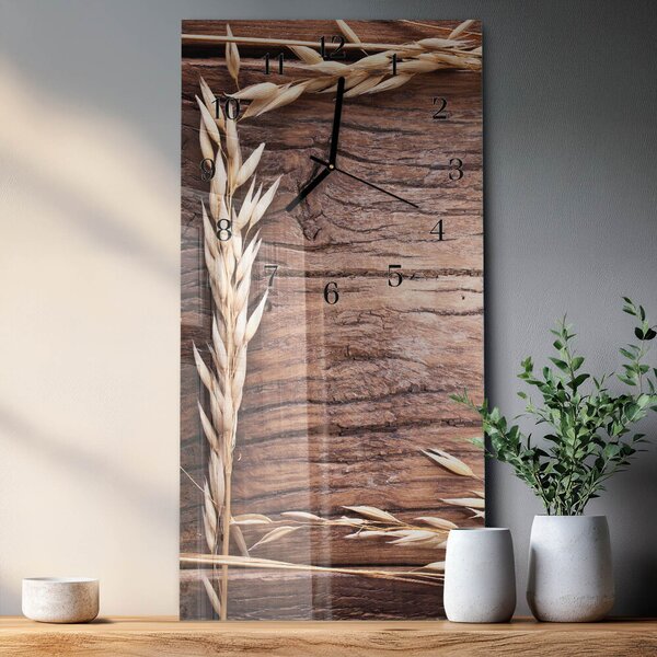 Skleněné hodiny vertikální Tabulka obilí zsppc-30x60-00174247
