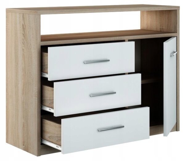 Komoda Matkam 98 x 35 x 75 cm dub sonoma matný