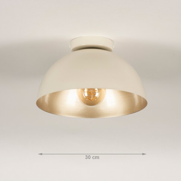 Stropní designové svítidlo do kuchyně Magna 30 Taupe and Gold (LMD)