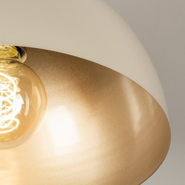 Stropní designové svítidlo do kuchyně Magna 30 Taupe and Gold (LMD)