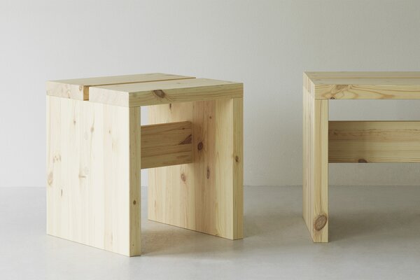 Normann Copenhagen designové stoličky Stretch Stool (výška 45 cm)
