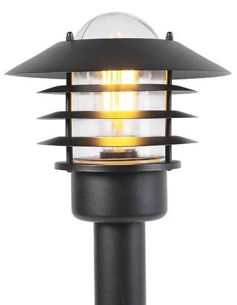 Moderní venkovní lampa černá 100 cm IP44 - Prato