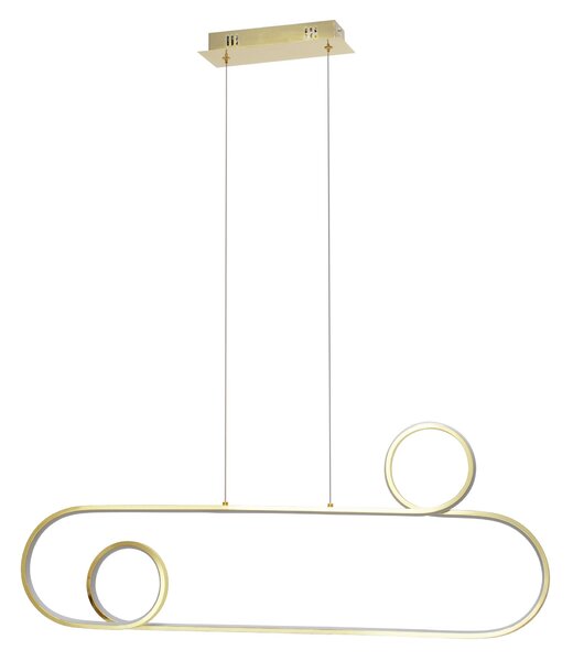Toolight - LED závěsné svítidlo APP809-CP GOLD, zlatá, OSW-09850