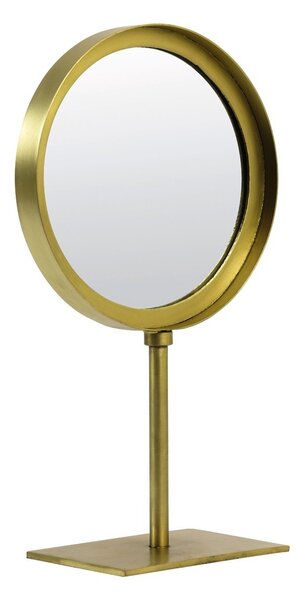 Bronzové kulaté stolní zrcadlo Lure antik bronze - 20*10*35 cm - Light & Living
