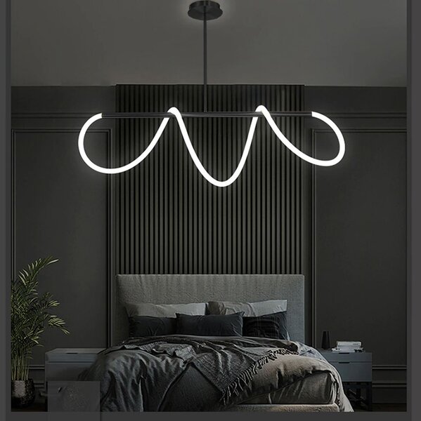 Toolight - LED závěsné svítidlo APP856-CP, černá, OSW-04031