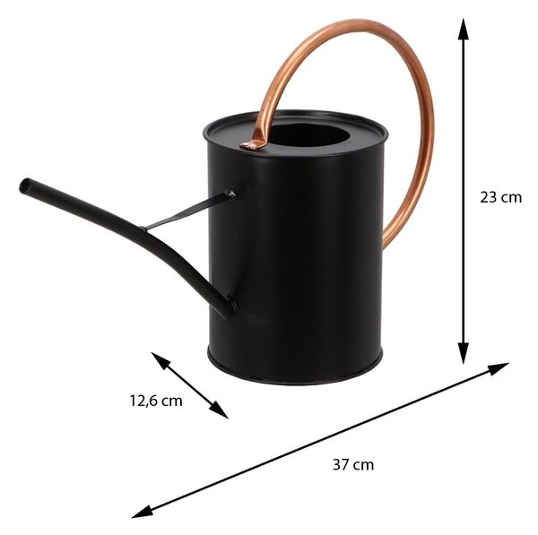 Konev na zalévání Black, 1,65 l, černá