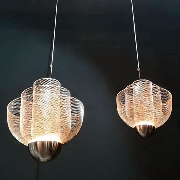Toolight - LED závěsné svítidlo APP888-CP, růžové zlato, OSW-04033