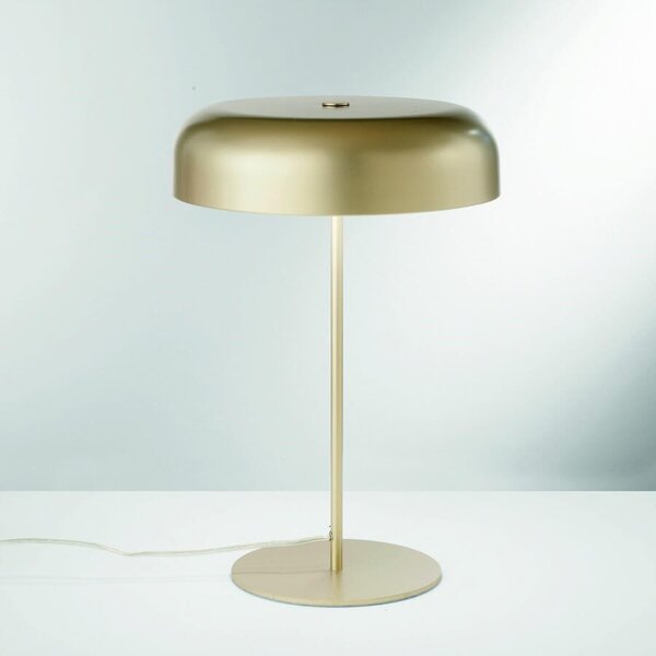Luxusní zlatá stolní lampa ve stylu Art Deco