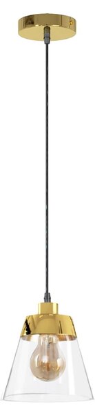 Toolight - Stropní svítidlo E27 60W APP895-1CP, zlatá, OSW-07022
