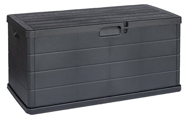 Zahradní box ALPHA — 340 l, plast, antracit