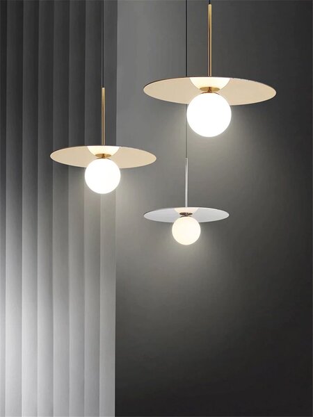 Toolight - Stropní svítidlo Glamour G9 60W APP939-1CP, zlatá-bílá, OSW-09659