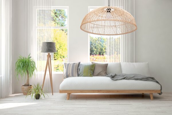 Toolight - závěsné svítidlo APP988-1CP, bambus, OSW-01046