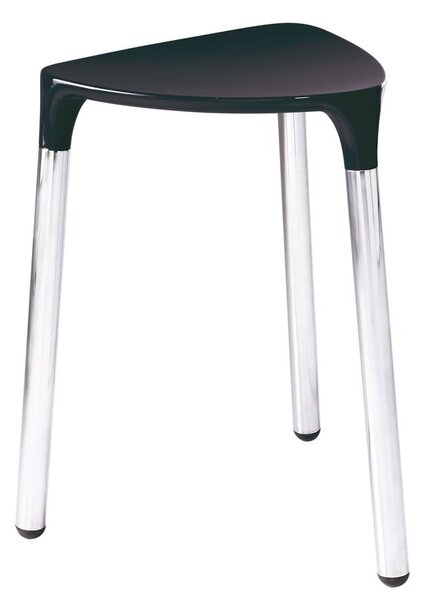 Gedy YANNIS koupelnová stolička 37x43,5x32,3cm, černá