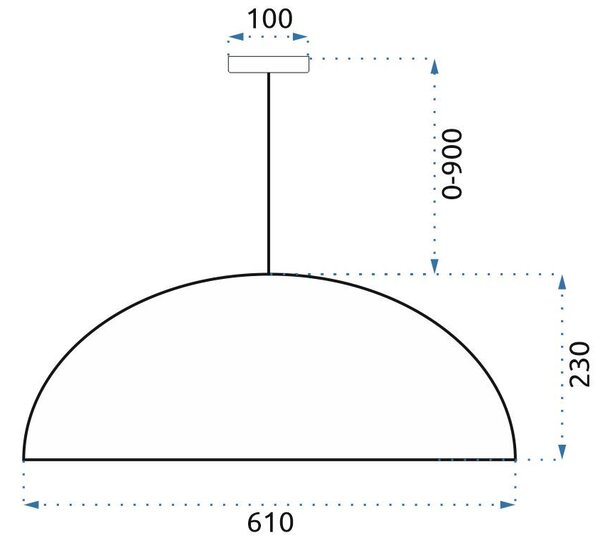 Toolight - závěsné svítidlo APP988-1CP, bambus, OSW-01046
