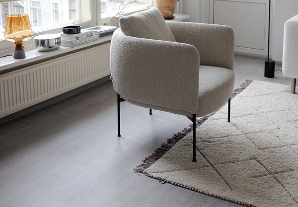 Linie Design Geometrický koberec Torun Earth, smetanovo-hnědý Rozměr: 140x200 cm