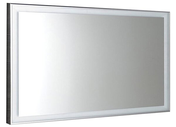 LUMINAR zrcadlo v rámu s LED osvětlením 1200x550mm, chrom NL560