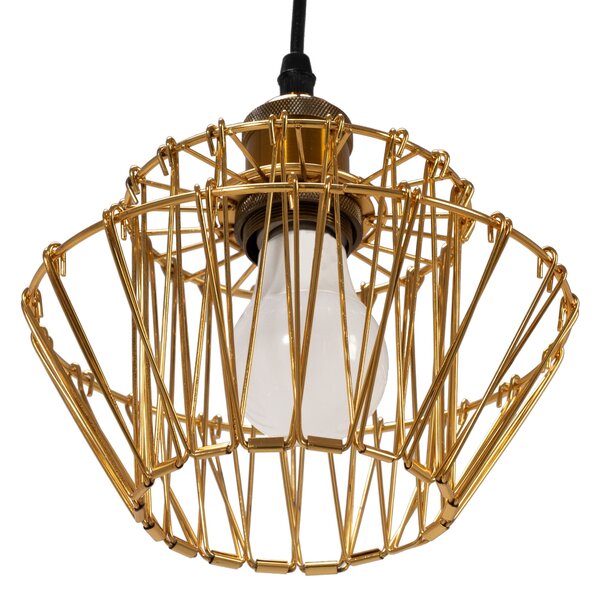 Toolight Závěsné stropní svítidlo APP942-1CP Set 36 cm zlatá