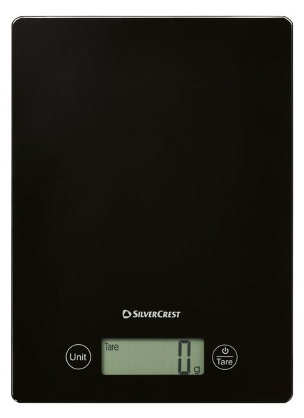 Silvercrest® Digitální kuchyňská váha (černá) (100409138001)