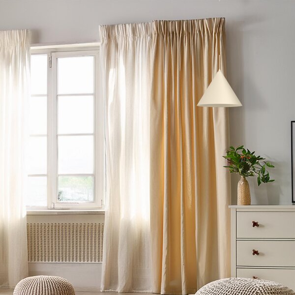 Závěsné svítidlo Visby, 1x krémové kovové stínítko, (fi 32cm), cr