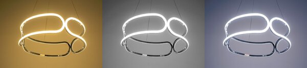 Toolight - LED stropní svítidlo APP792-CP, chromová, OSW-05500