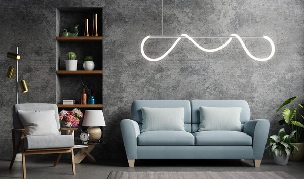 Toolight - LED stropní svítidlo APP855-CP, chromová, OSW-03999
