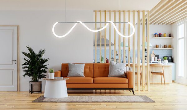 Toolight - LED stropní svítidlo APP855-CP, chromová, OSW-03999