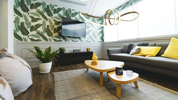 Toolight - LED závěsné svítidlo APP824-CP + dálkové ovládání, zlatá, OSW-06662