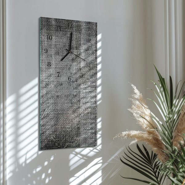 Skleněné hodiny vertikální Materiál zsppc-30x60-00173127