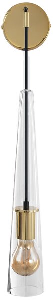 Toolight - Nástěnné svítidlo E27 60W APP896-1W, zlatá, OSW-06890