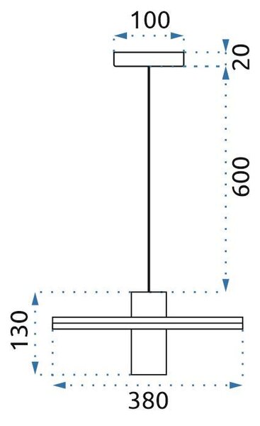 Toolight Loft stropní lampa APP740-3CP